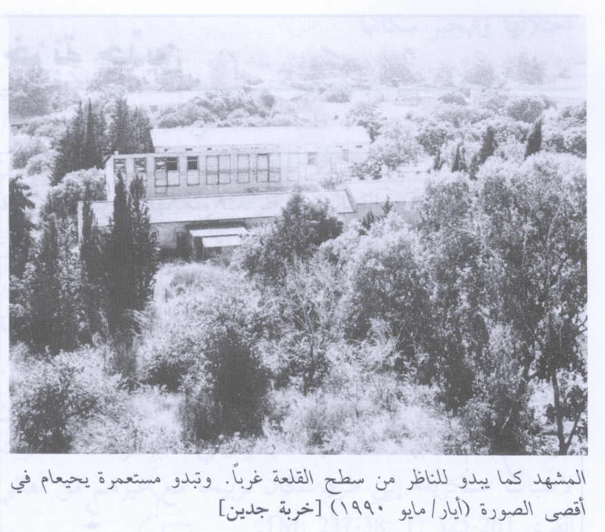 صورة لقرية خربة جدين - فلسطين: : موقع القرية المدمرة-1990
