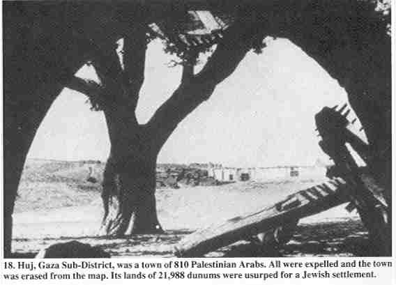 صورة لقرية هوج - فلسطين: : منظر للقرية في عام 1940