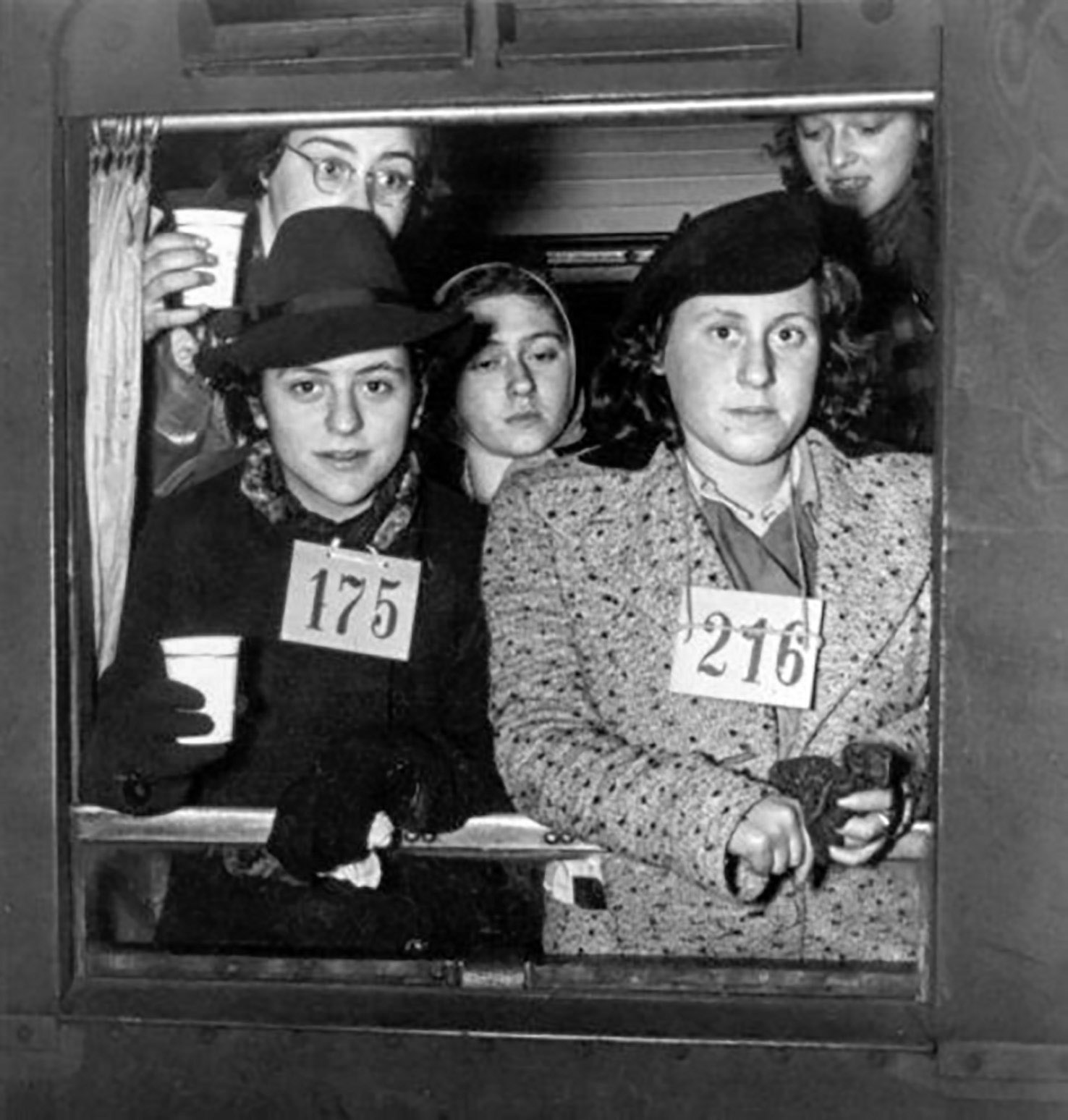 Arrival of a Kindertransport at the Nijmegen train station 1938