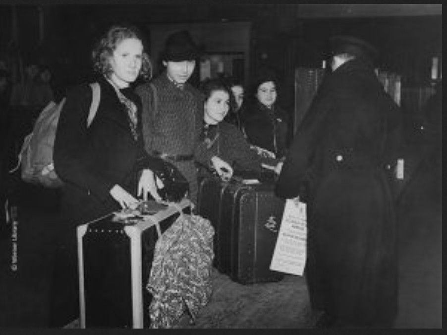 Arrival of a Kindertransport, Feb. 2nd, 1939